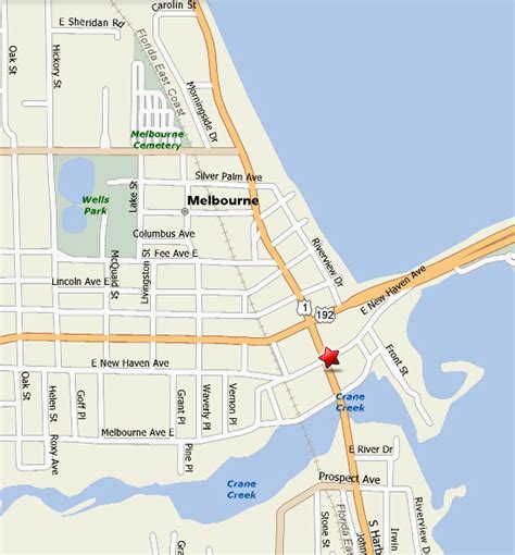 melbourne florida directions.